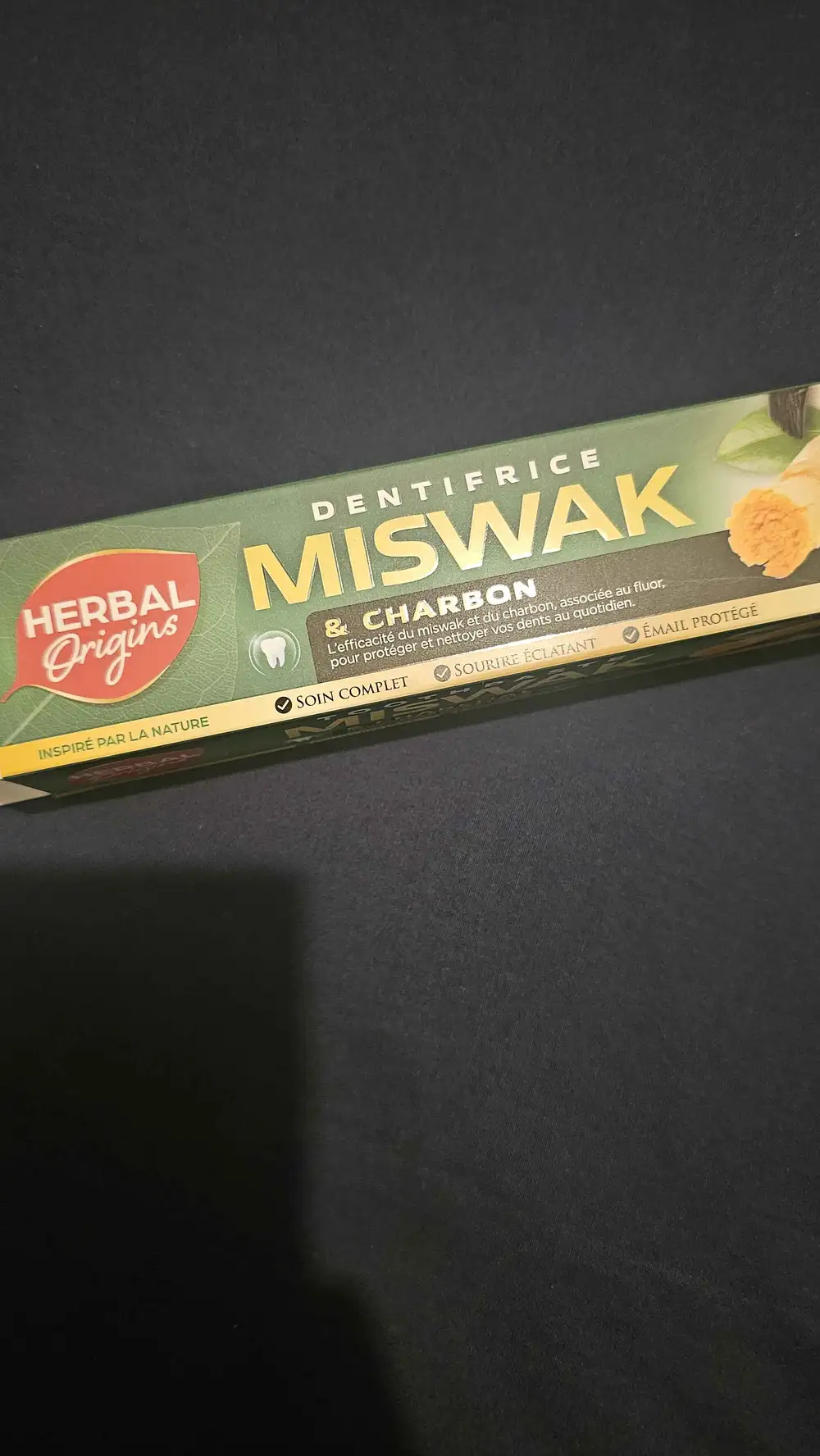 HERBAL ORIGINS - Miswak - Dentifrice