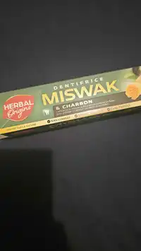 HERBAL ORIGINS - Miswak - Dentifrice