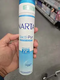 NARTA - Bacti-pur - Anti-transpirant 72h fraîcheur saine