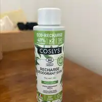 COSLYS - Fraîcheur - Recharge déodorant soin thé vert bio