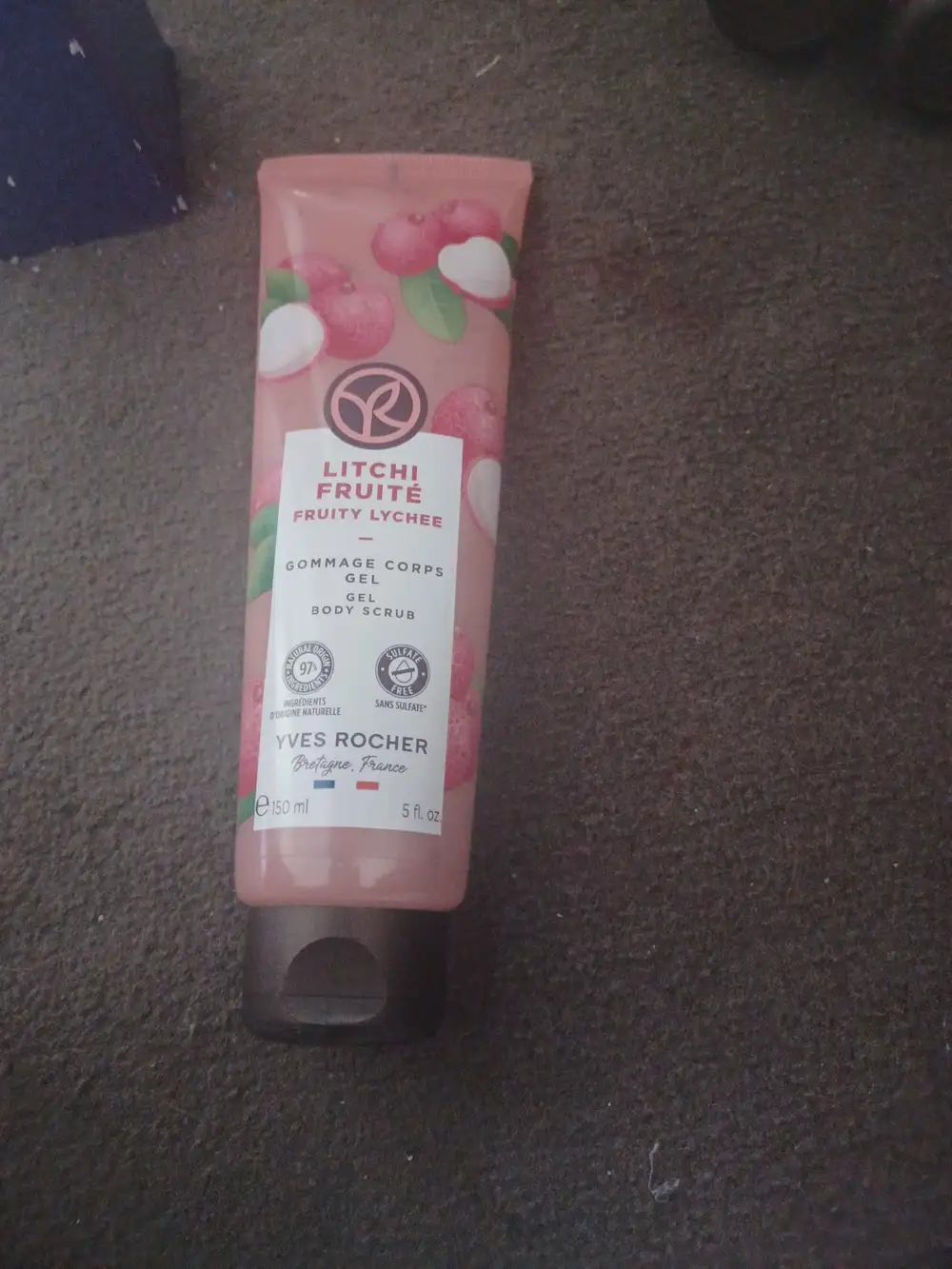 YVES ROCHER - Litchi fruité - Gommage corps gel