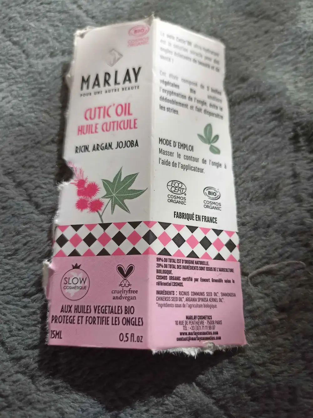 MARLAY - Cutic'oil - Huile cuticule