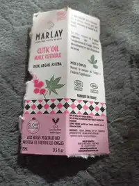 MARLAY - Cutic'oil - Huile cuticule