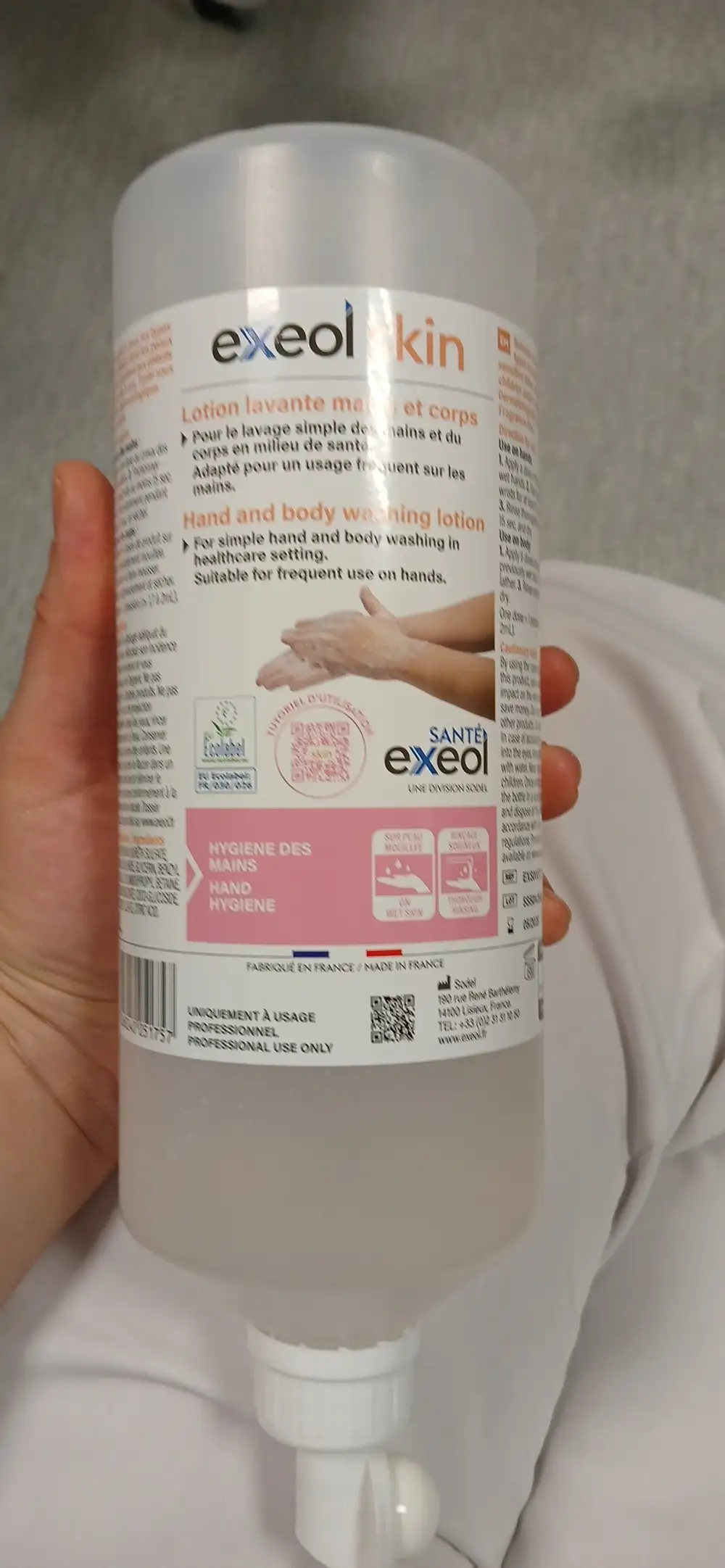 EXEOL - Lotion lavante mains et corps