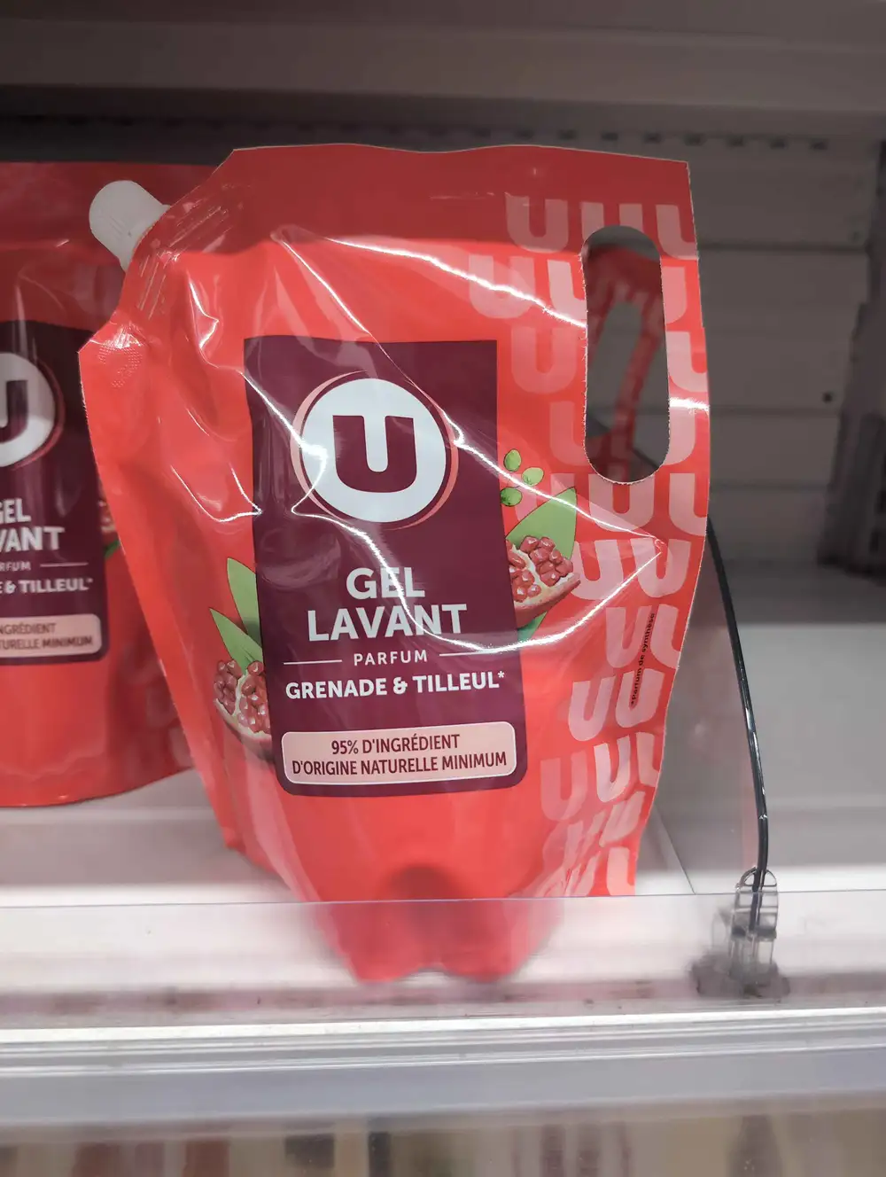 U - Gel lavant parfum grenade et tilleul 