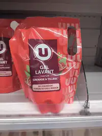 U - Gel lavant parfum grenade et tilleul 