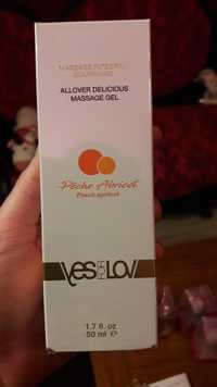 YES FOR LOV - Pêche abricot - Massage gel
