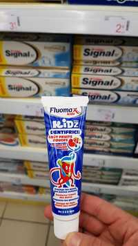 FLUOMA - Kidz - Dentifrice goût fruits rouges 3 à 6 ans