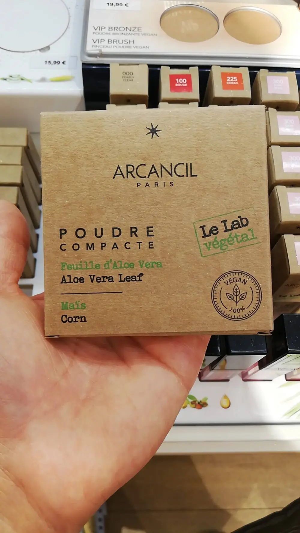 ARCANCIL - Poudre compacte feuille d'aloe vera 