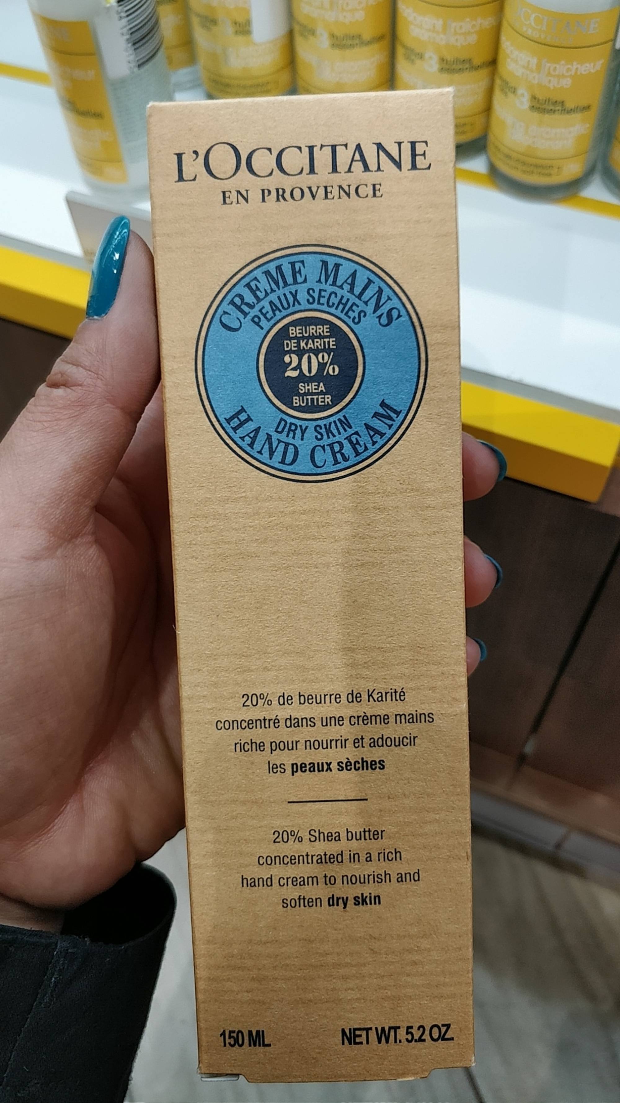 L'OCCITANE - Crème mains 20% de beurre de karité