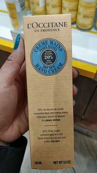 L'OCCITANE - Crème mains 20% de beurre de karité