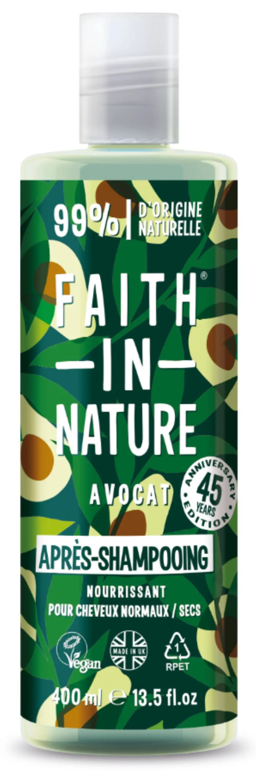 FAITH IN NATURE - Faith In Nature - Après Shampoing Avocat - 400ml