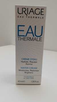 URIAGE - Eau thermale - Crème d'eau