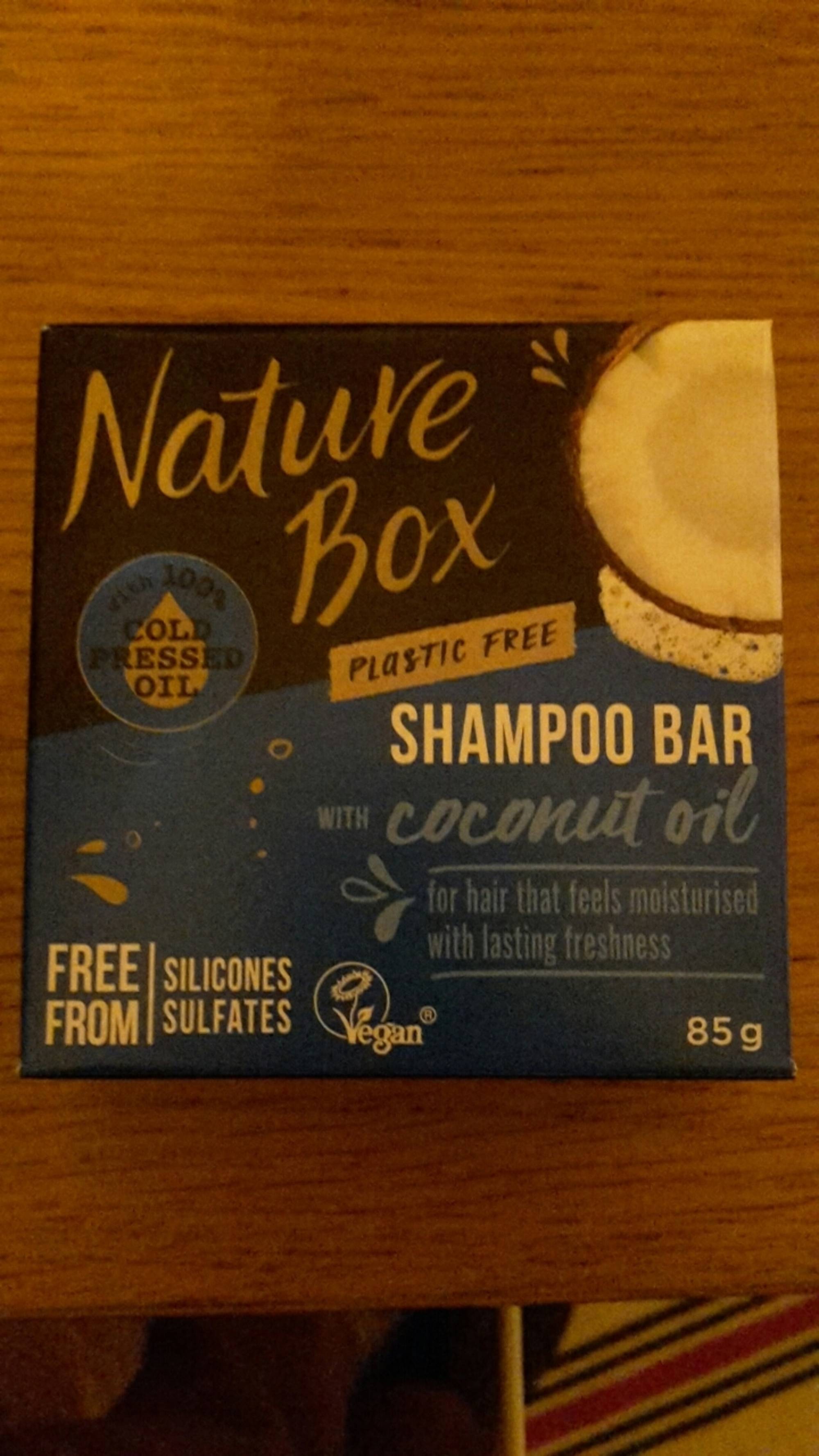 NATURE BOX - Shampoo bar with coconut oil