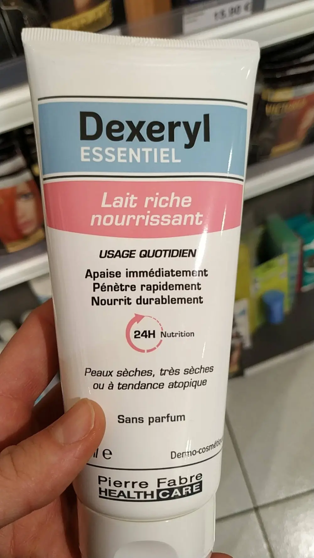 PIERRE FABRE - Dexeryl essentiel - Lait riche nourrissant 24h