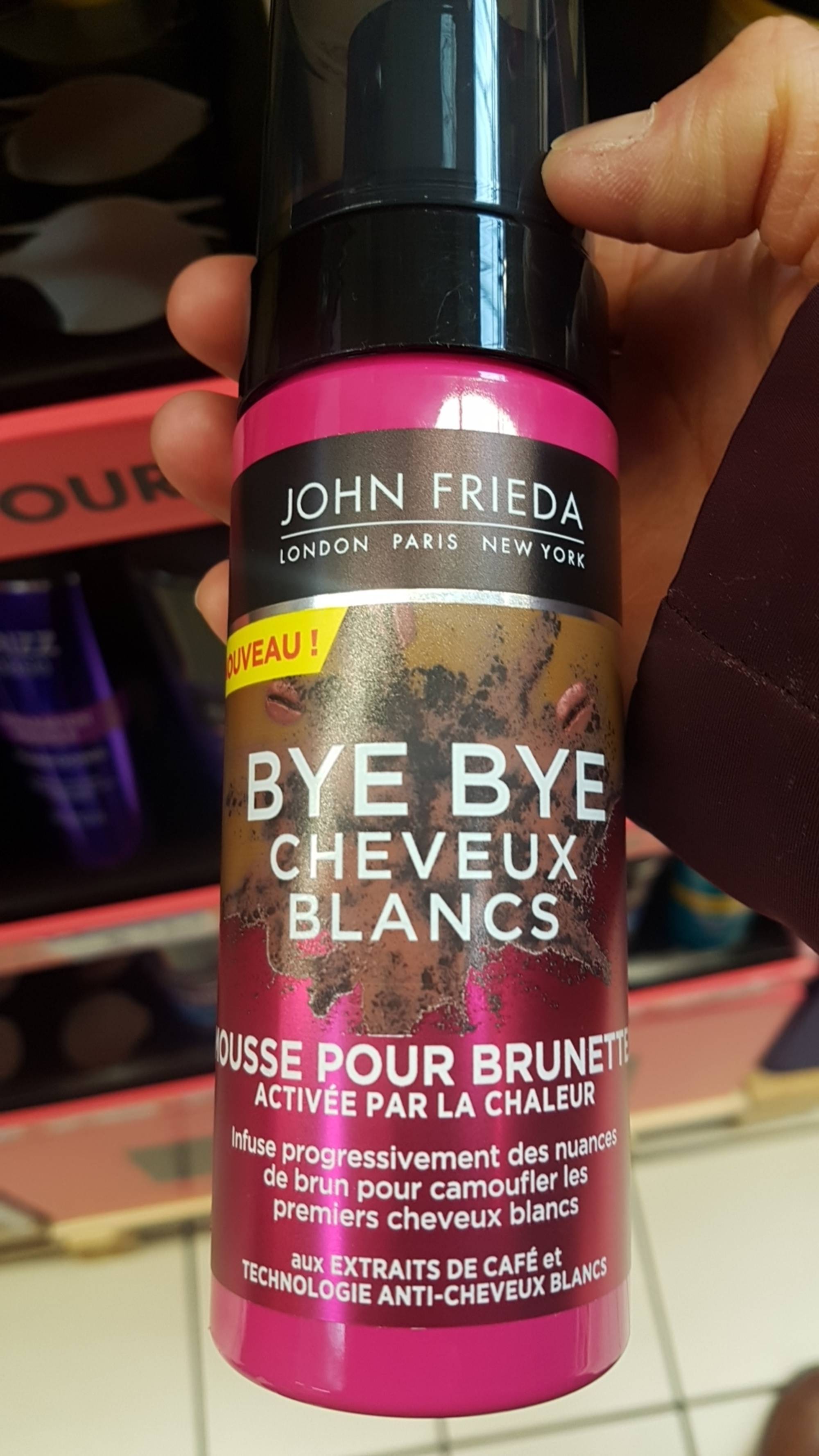 JOHN FRIEDA - Bey bye cheveux blancs - Mousse pour brunette