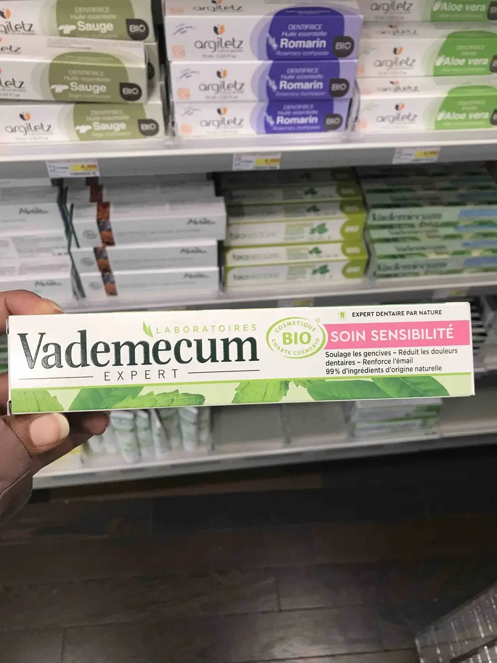 VADEMECUM - Soin sensibilité - Dentifrice