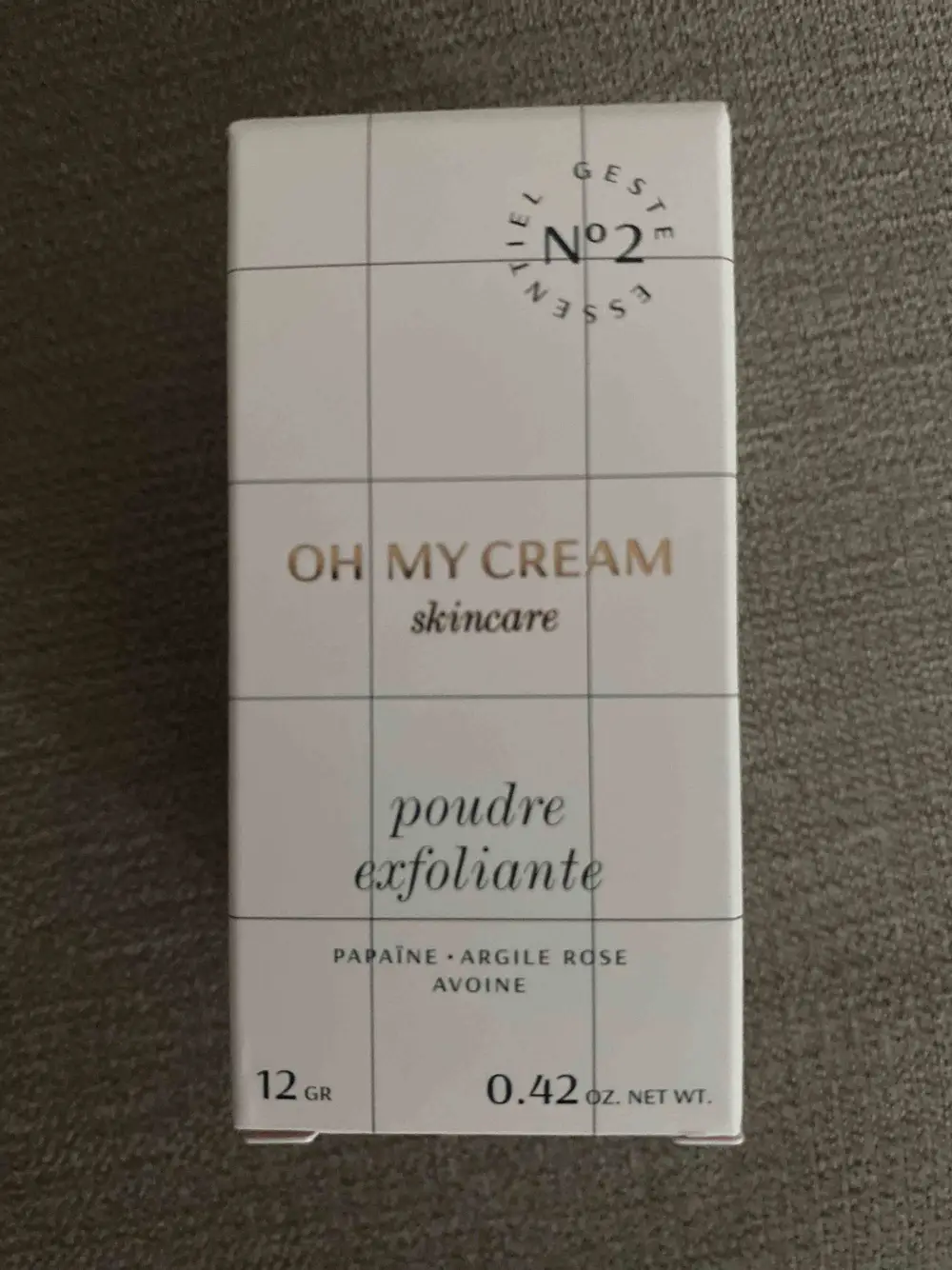 OH MY CREAM SKINCARE - Geste essentiel n° 2 - Poudre exfoliante