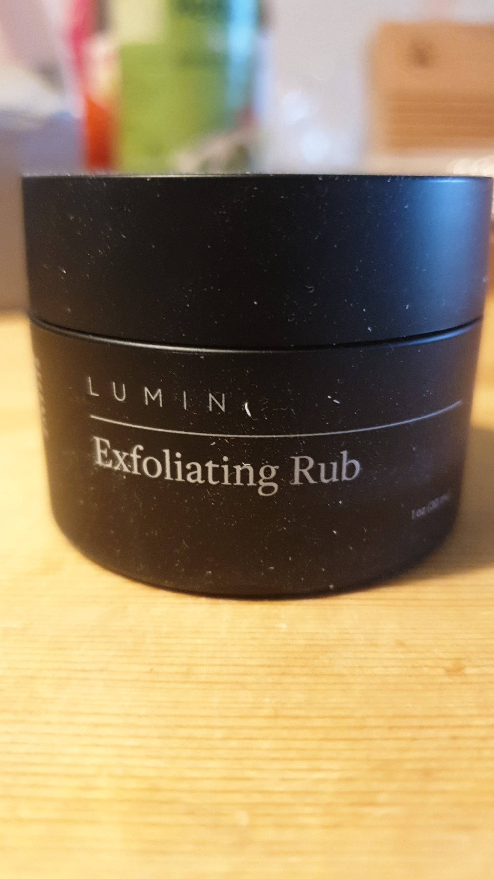 lumin exfoliating rub