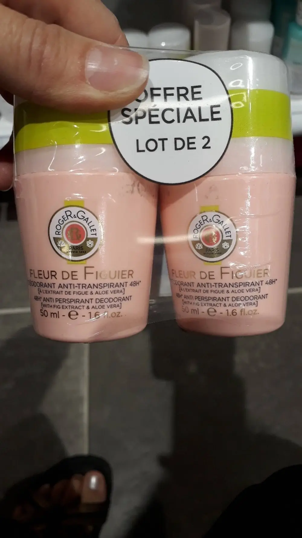 ROGER & GALLET - Fleur de figuier - Déodorant anti-transpirant 48h