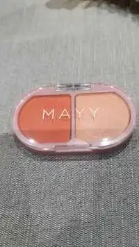 MAYY - Coral blusher & sunkissed highlighter