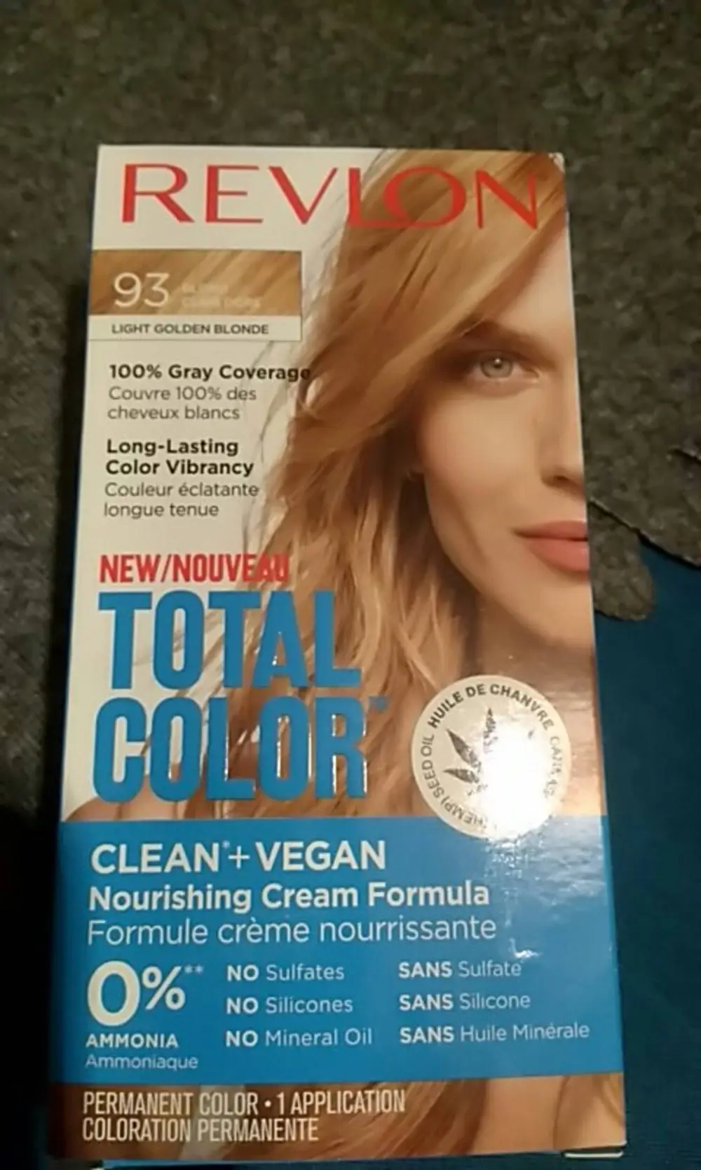 REVLON - Total color - Coloration permanente 93 Light golden blonde