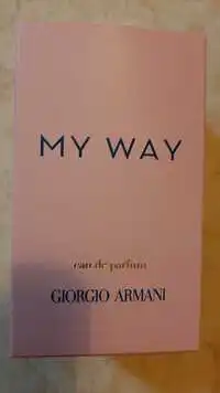 GIORGIO ARMANI - My way - Eau de parfum