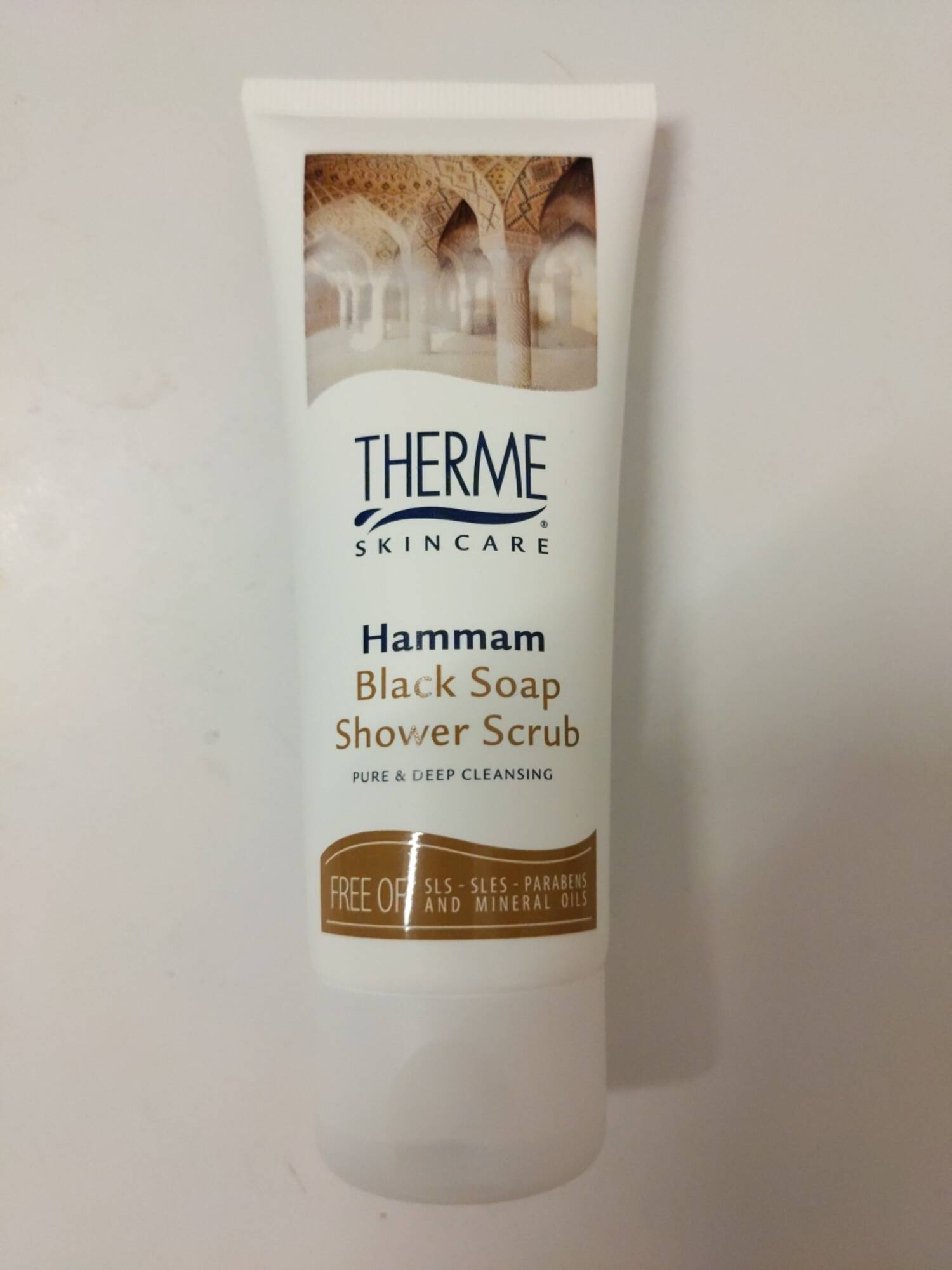 THERME SKINCARE - Hammam black soap shower scrub