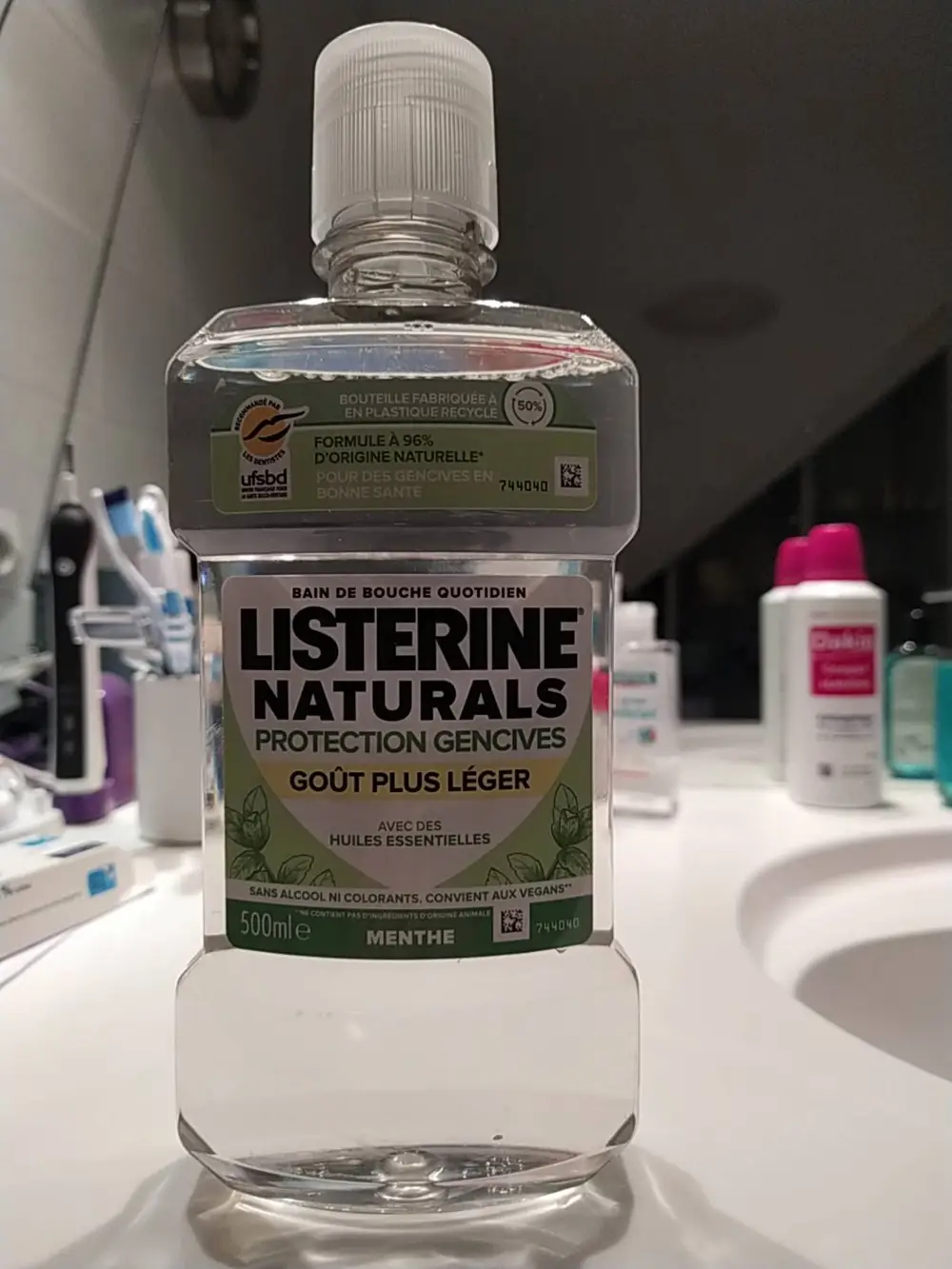 LISTERINE - Naturals protection gencives - Bain de bouche quotidien