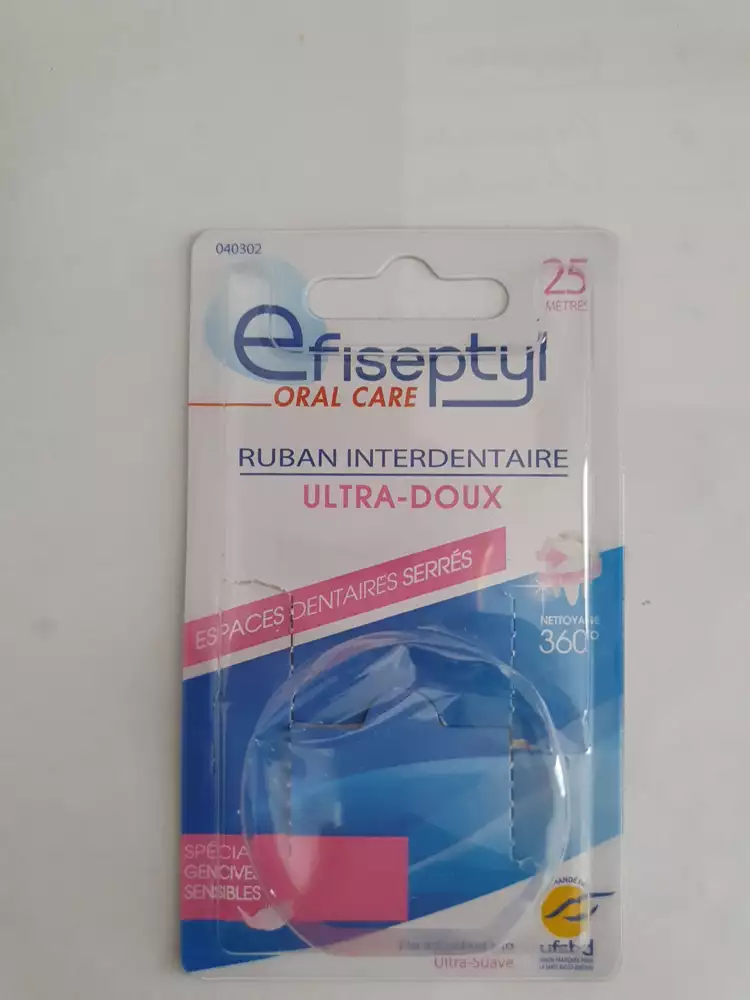 FISEPTYL - Spécial gencives sensibles - Ruban interdentaire ultra-doux