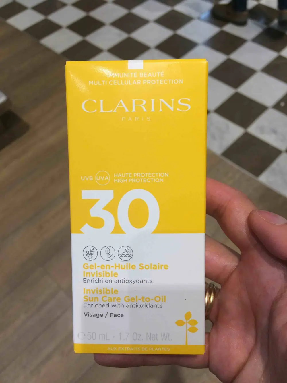 CLARINS - Gel en huile solaire invisible SPF 30 haute protection