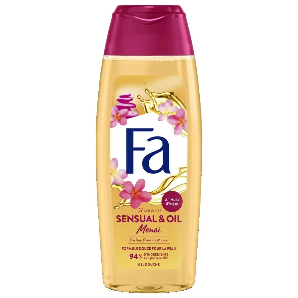 FA DOUCHE - FA GEL DOUCHE SENSUAL & OIL - FLEUR DE MONOI FLACON 250 ML