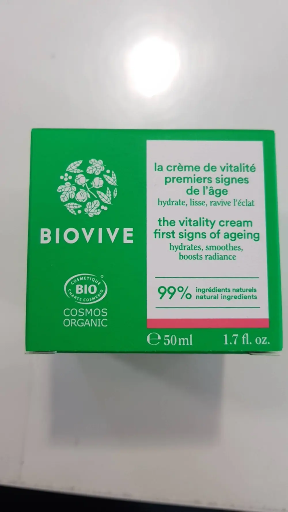 BIOVIVE - Crème de vitalité premiers signes de l'âge