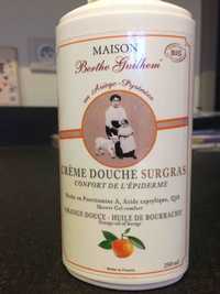 MAISON BERTHE GUILHEM - Crème douche surgras orange douche huile de bourrache