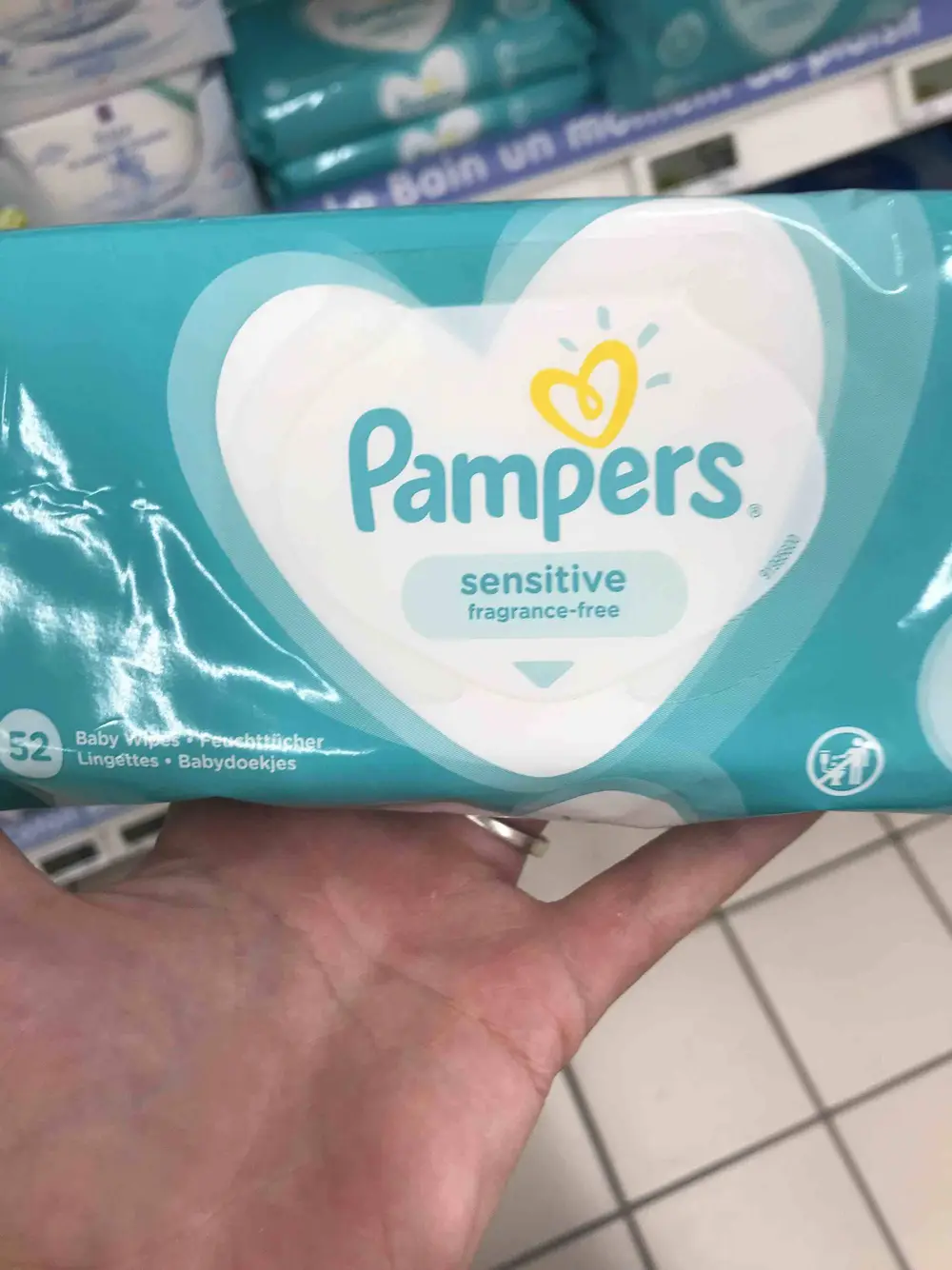 PAMPERS - Sensitive - Baby wipes