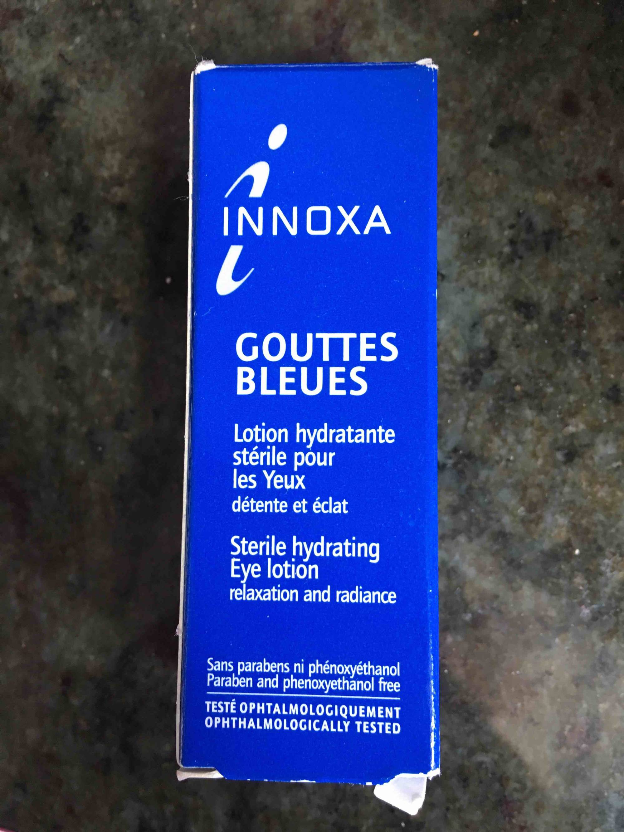 Composition INNOXA Gouttes bleues - Lotion hydratante pour les