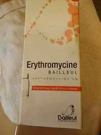 BAILLEUL - Erythromycine 4% - Solution pour application cutanée