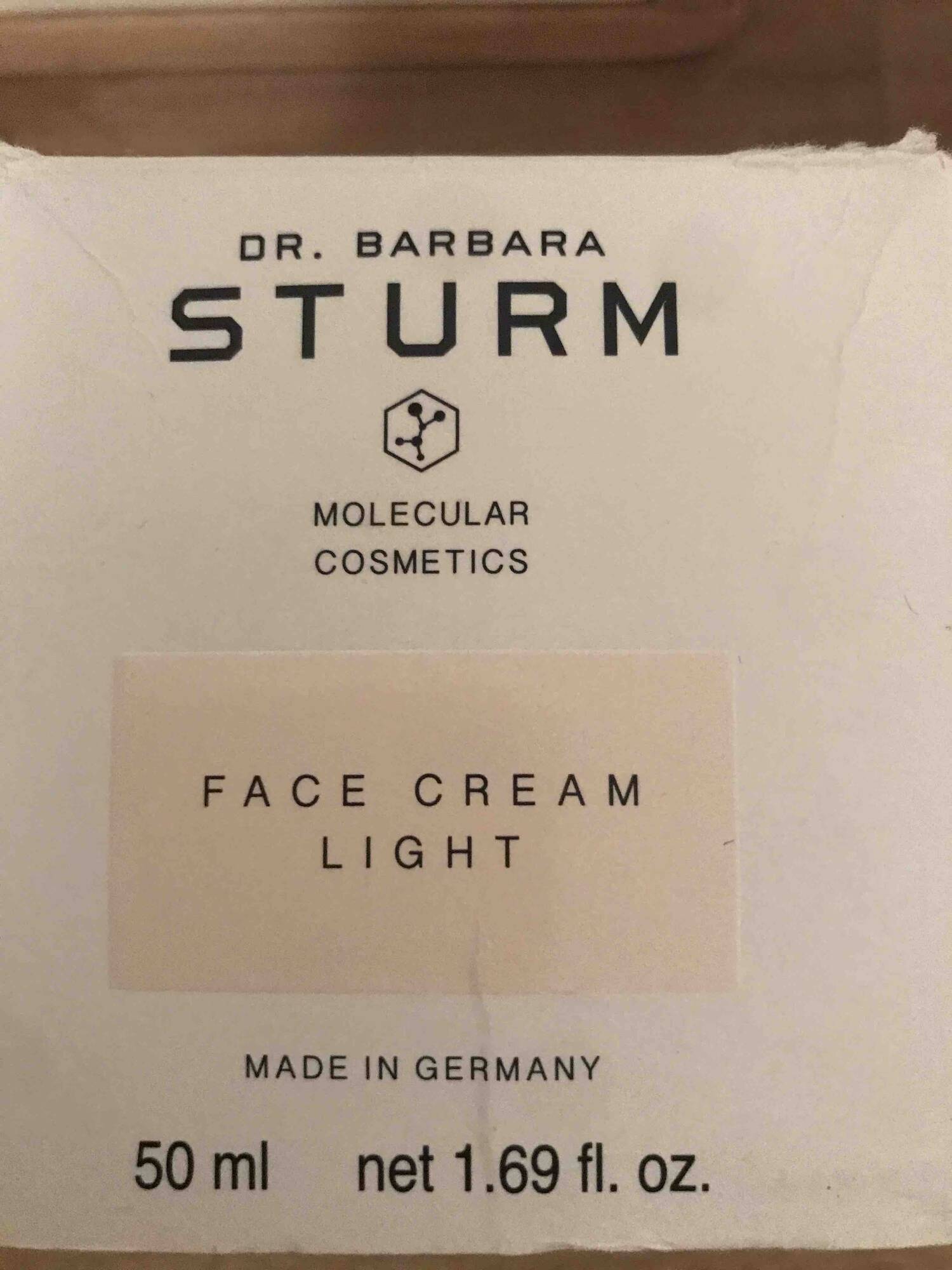 DR BARBARA STURM - Face cream light 