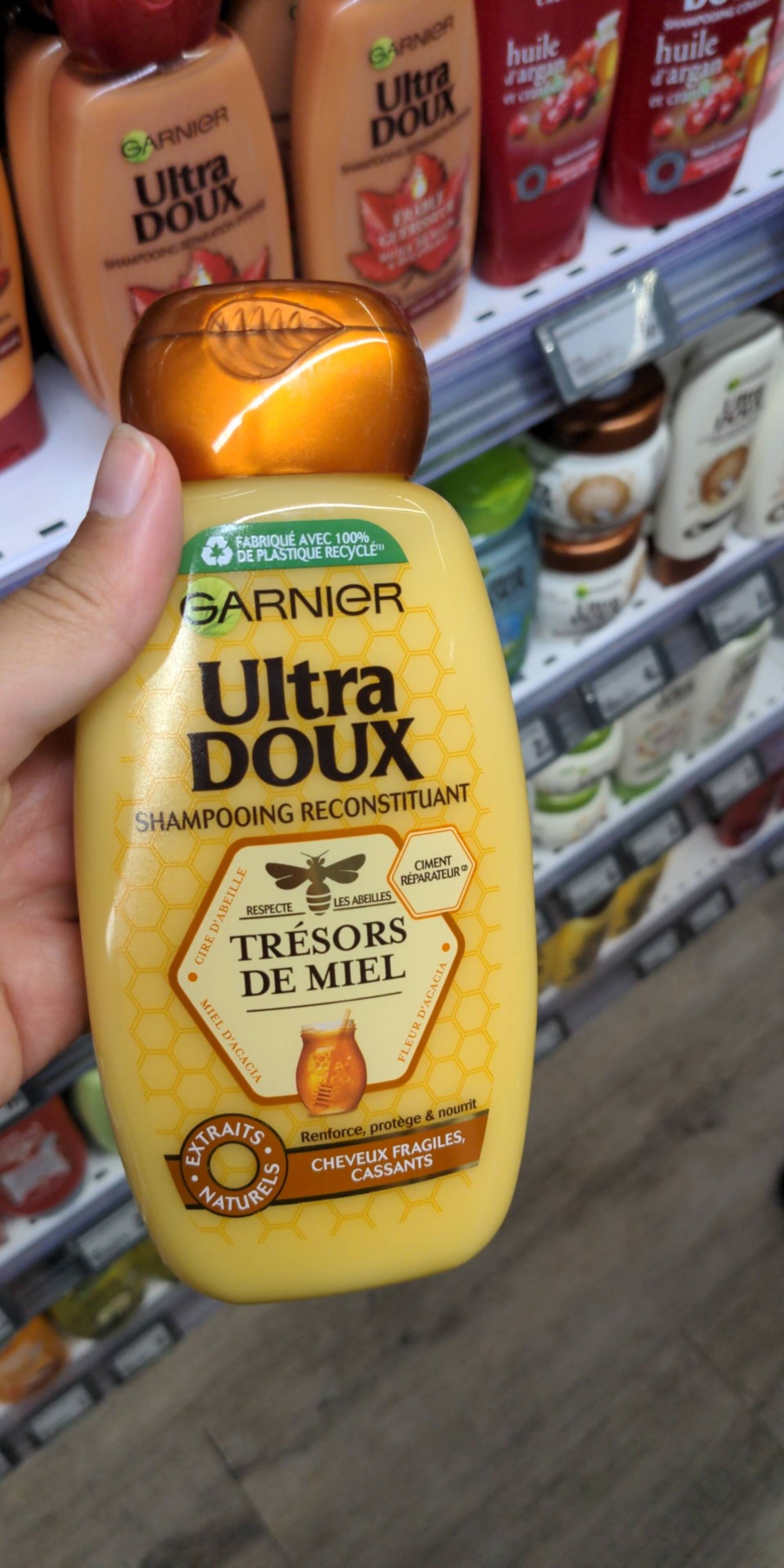 Shampooing Doux au miel d'Acacia - Secrets de Miel