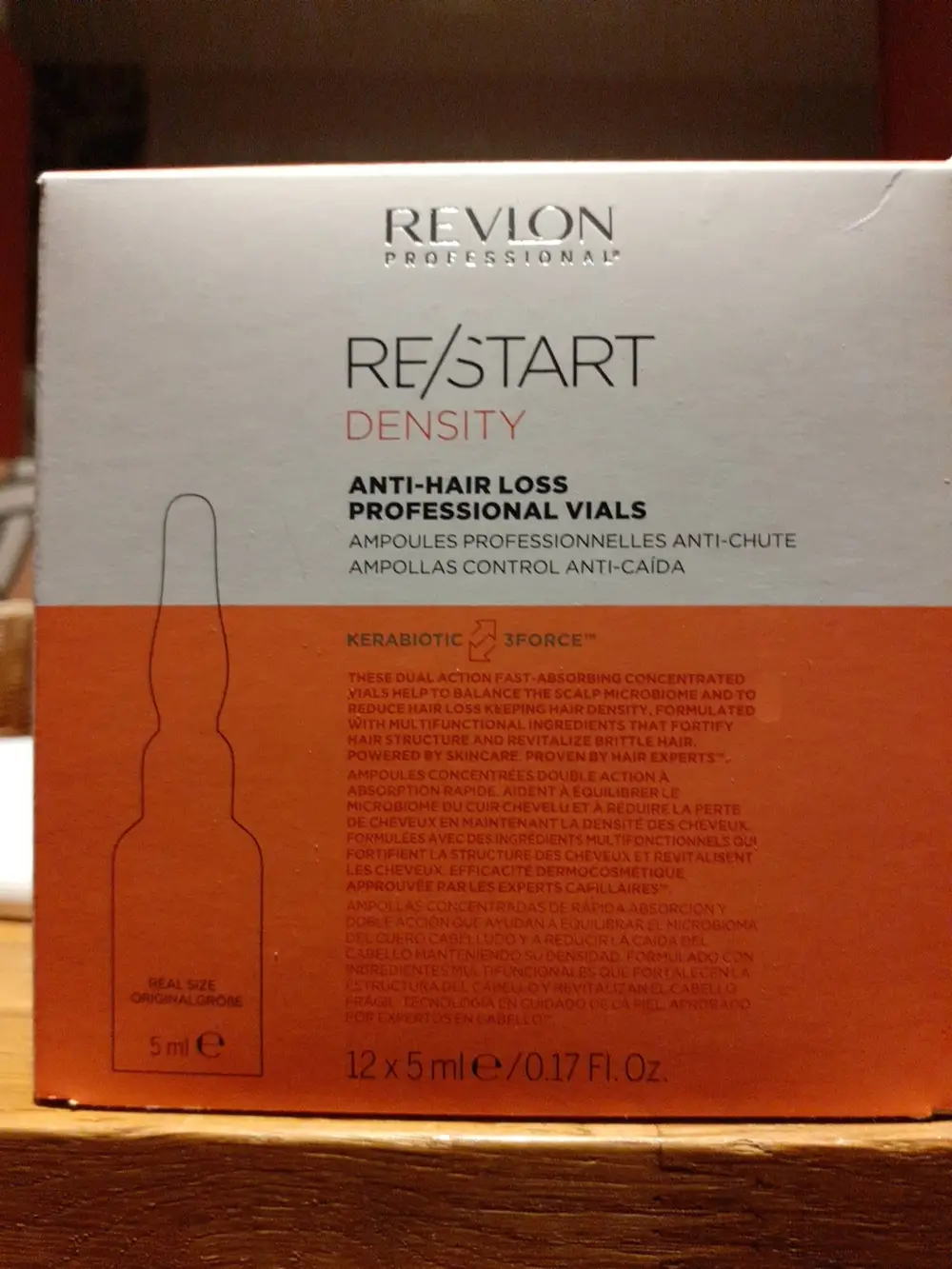 REVLON PROFESSIONNEL - Restart density - Ampoules professionnelles anti-chute