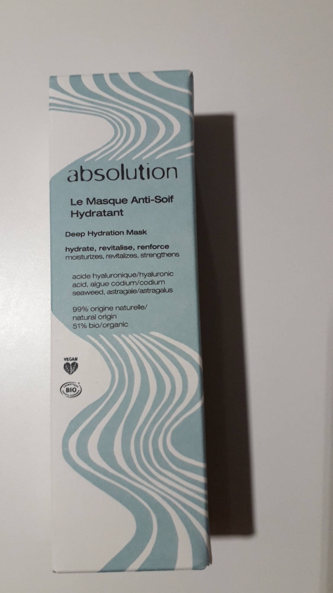 ABSOLUTION - Le masque anti-soif hydratant 