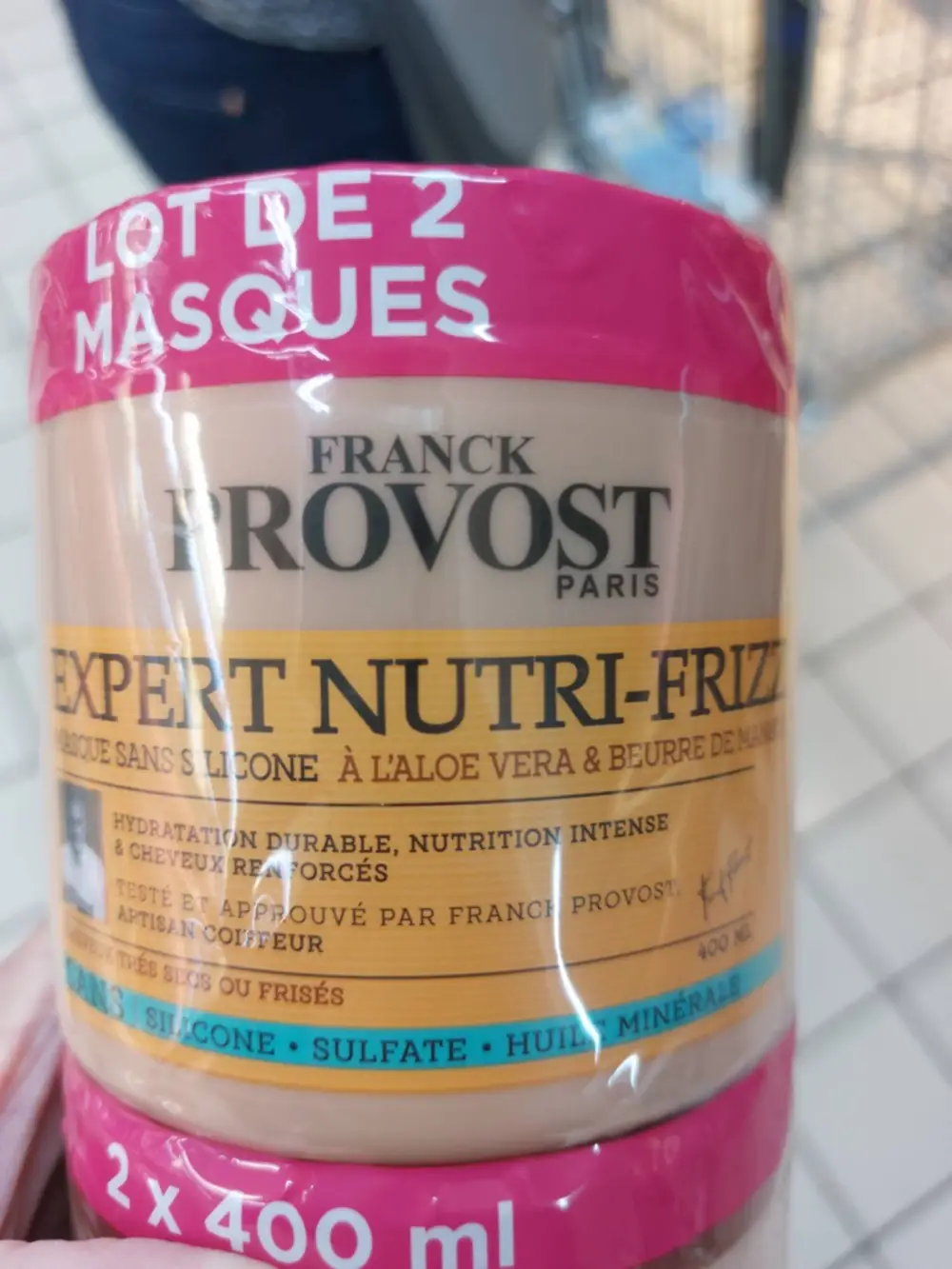 FRANCK PROVOST - Expert nutri-frizz - Masque sans silicone