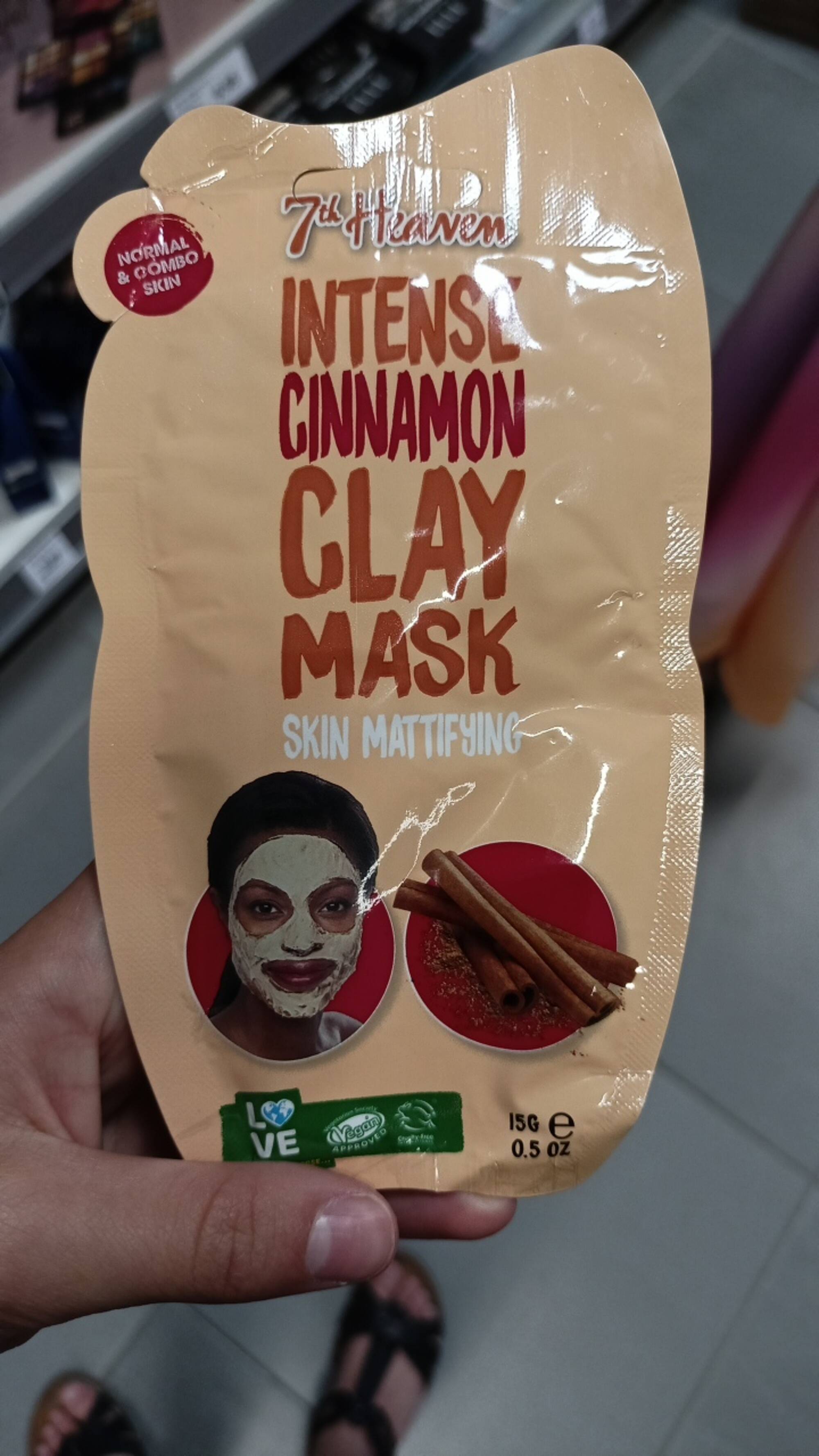 7TH HEAVEN - Intense cinnamon clay mask 