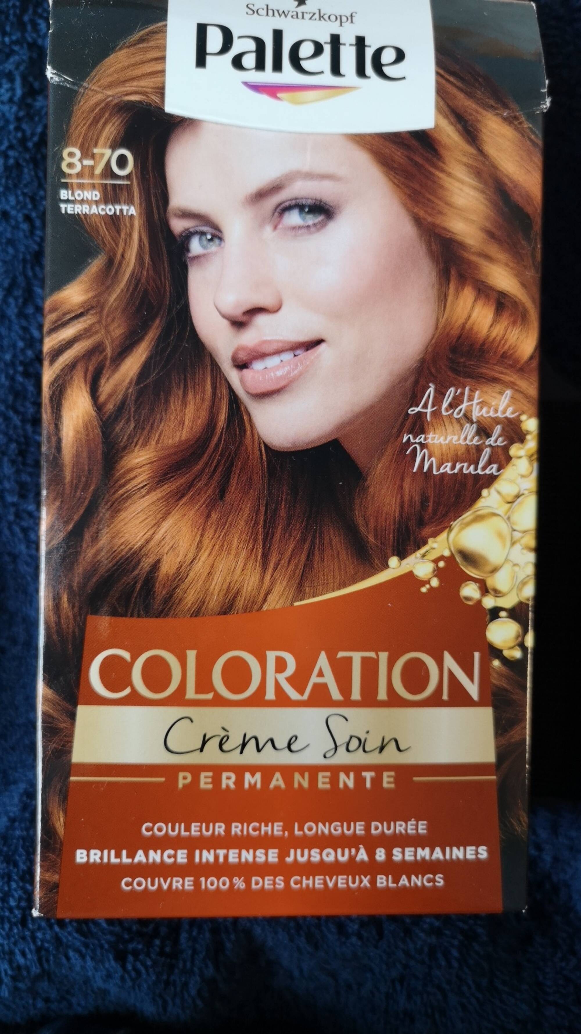 SCHWARZKOPF - Coloration crème soin permanente 8-70 blond terracotta