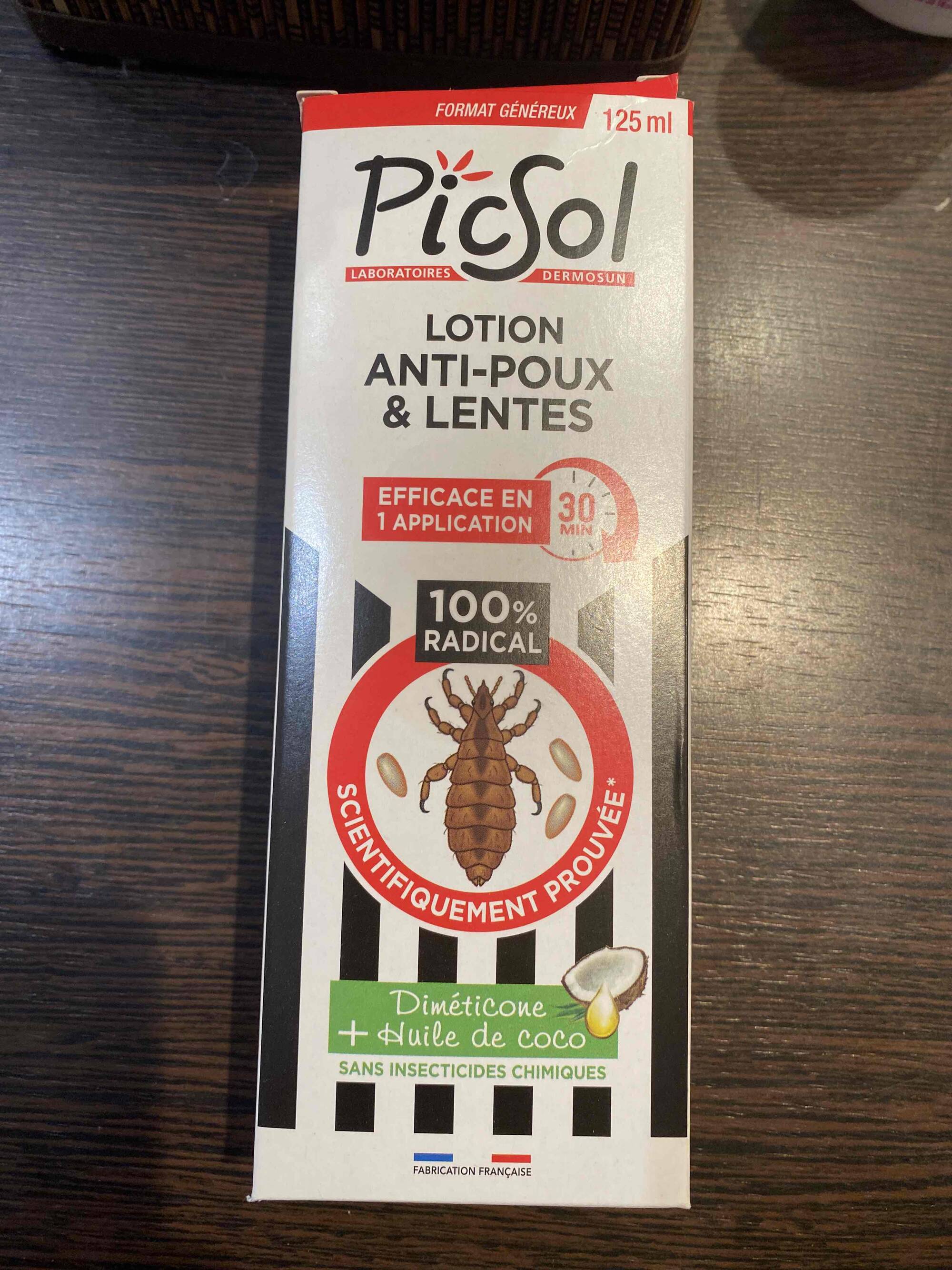 PICSOL - Lotion anti-poux et lentes