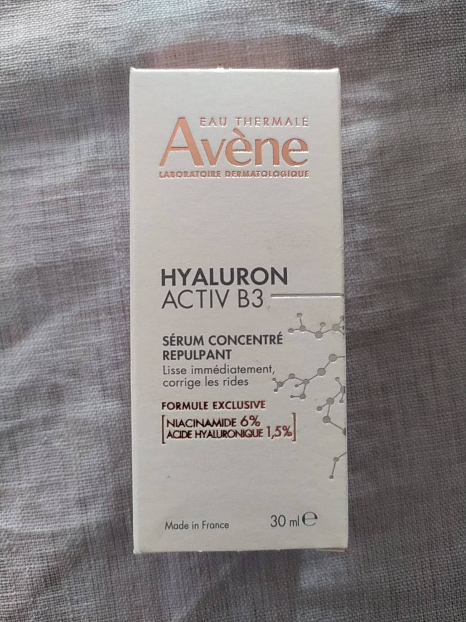 AVÈNE - Hyaluron activ B3  - Sérum concentré repulpant