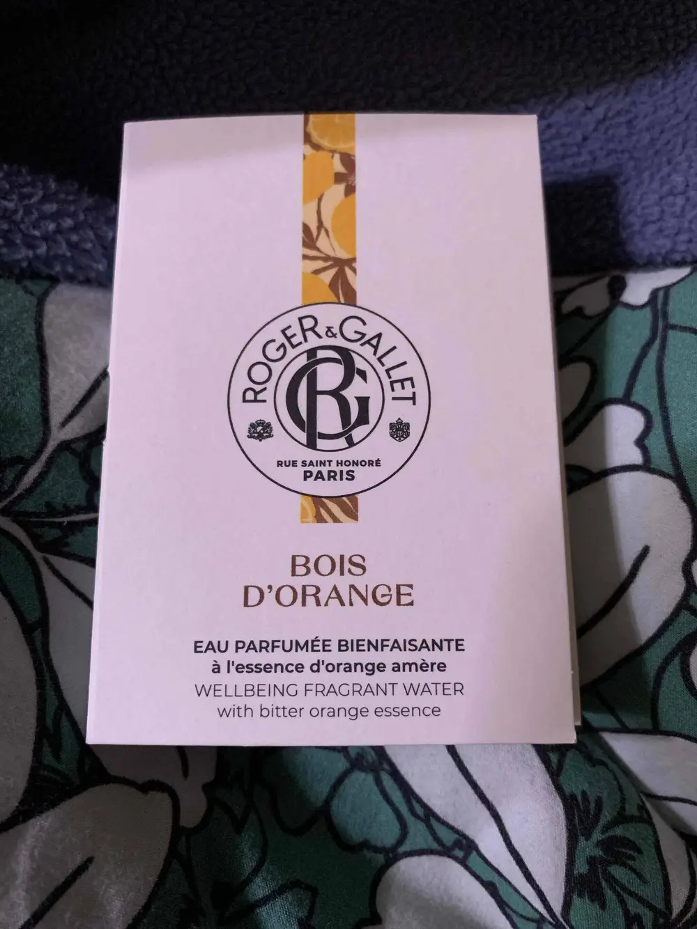 ROGER & GALLET - Bois d’orange - Eau parfumée bienfaisante