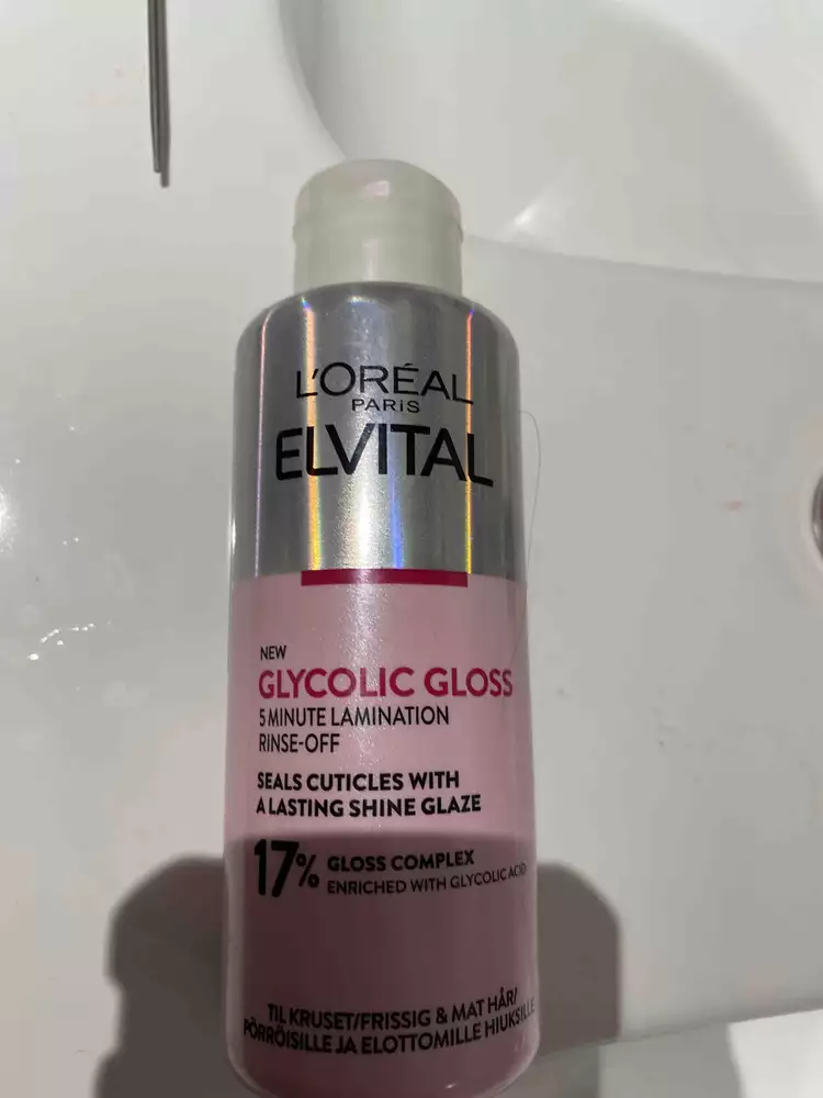 L'ORÉAL PARIS - Elvital glycolic gloss - 5 Minute lamination rinse-off