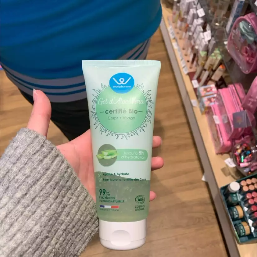 WELLPHARMA - Gel d’aloe Vera  jusqu'à 8h d'hydratation