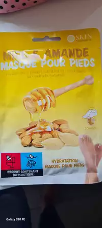 SKIN TECHNIQUES - Miel & amande - Masque pour pieds